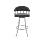 Palmdale Swivel Modern Faux Leather Bar and Counter Stool