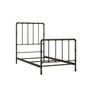 Elmaire Antique-Like Industrial Lines Bed, Twin