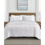 Tommy Bahama Solid White Reversible 3-Piece Full/Queen Quilt Set