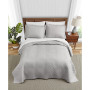 Tommy Bahama Solid White Reversible 3-Piece Full/Queen Quilt Set