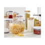 4-Pc. Glass & Bamboo Canister Set