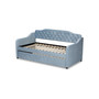 Freda Traditional and Transitional Twin Size Daybed with Trundle