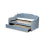 Freda Traditional and Transitional Twin Size Daybed with Trundle
