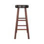 Maria 2-Piece Wood Cushion Seat Bar Stool Set