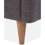 Jerell Modern King Linen Platform Bed