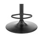Dax Backless Faux Leather Adjustable Bar Stool