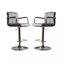 Devera Adjustable Swivel Bar Stool, Set of 2