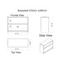 Roxy Junior Loft Bed with Storage Drawers, Bookshelf and Desk