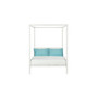 Cara Metal Canopy Bed, Full Size