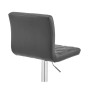 Duval Adjustable Faux Leather Swivel Bar Stool