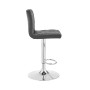 Duval Adjustable Faux Leather Swivel Bar Stool