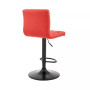 Duval Adjustable Faux Leather Swivel Bar Stool