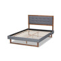 Emele Modern Transitional Queen Size Platform Bed
