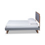 Emele Modern Transitional Queen Size Platform Bed