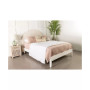 Asian Hardwood June Upholstered Arched Twin Headboard