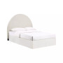 Asian Hardwood June Upholstered Arched Twin Headboard