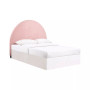 Asian Hardwood June Upholstered Arched Twin Headboard