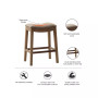 Belfast Saddle Counter Stool