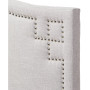 Aubrey Fabric Upholstered Queen Size Headboard