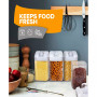 8 Piece Food Storage Containers, 0.8 Liter