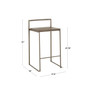 Fuji Wood Counter Stool, Set of 2