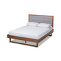 Viviana Modern and Contemporary Fabric Upholstered Full Size Platform Bed