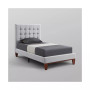 Bond Linen Upholstered Twin Platform Bedframe