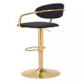 44" Steel, Polyurethane Gusto Bar Chair