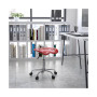 Vibrant Tractor Seat and Chrome Home/Office Stool