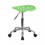Vibrant Tractor Seat and Chrome Home/Office Stool