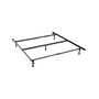 Kiley Full/Queen Upholstered Headboard with Metal Bed Frame