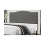 Kiley Full/Queen Upholstered Headboard with Metal Bed Frame