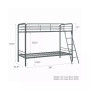 Eeva Twin over Twin Metal Bunk Bed