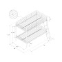 Eeva Twin over Twin Metal Bunk Bed
