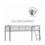 Eeva Twin over Twin Metal Bunk Bed
