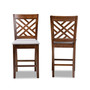 Furniture Caron Upholstered 2 Piece Counter Height Pub Chair Set