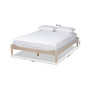 Furniture Laure French Bohemian Full Size Bed Frame