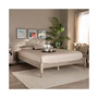 Furniture Laure French Bohemian Full Size Bed Frame