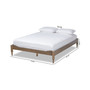 Furniture Laure French Bohemian King Size Bed Frame