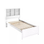Caspian Twin Bookcase Bed with Nightstand