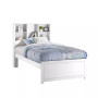 Caspian Twin Bookcase Bed with Nightstand