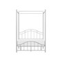 Vivian Canopy Bed, Full
