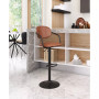 44" Steel, Polyurethane Kirby Bar Chair