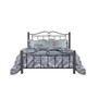 Dumont Arched Metal and Wood Full Bed