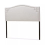 Aubrey Fabric Upholstered Full Size Headboard, Quick Ship