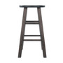 Home Decorative Element Counter Stools, 2-Pc Set, Oyster Gray