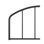 Tolland Arched Spindle Metal Bed, Twin