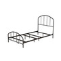 Tolland Arched Spindle Metal Bed, Twin