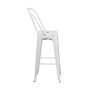 30" High Metal Indoor-Outdoor Barstool