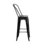 30" High Metal Indoor-Outdoor Barstool